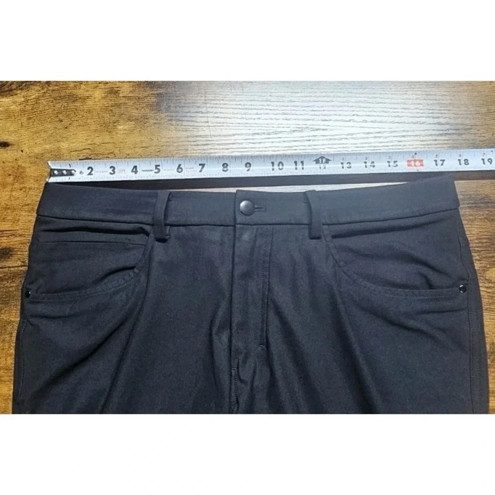 Lululemon Commission Pant Chinos Classic Warpstreme Black Men's 34 X 30